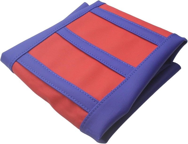 Adsspro Universal Motorcycle Seat Cover Non-Slip Suitable Rubber Striped Seat Covers Soft for YZ125 YZ250 YZ450F WR250F WR450F TTR230 YZ TTR WR 125 250 Dirt Pit Bike Motocross Off Road Motorbike (Blue+Red) - Image 3